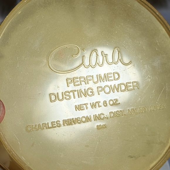 Vintage Celluloid Ciara Charles Revson Inc Dusting Powder Box Art Nouveau Lady - Picture 3 of 8